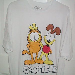 Garfield and Odie Tshirt Mens Size Medium